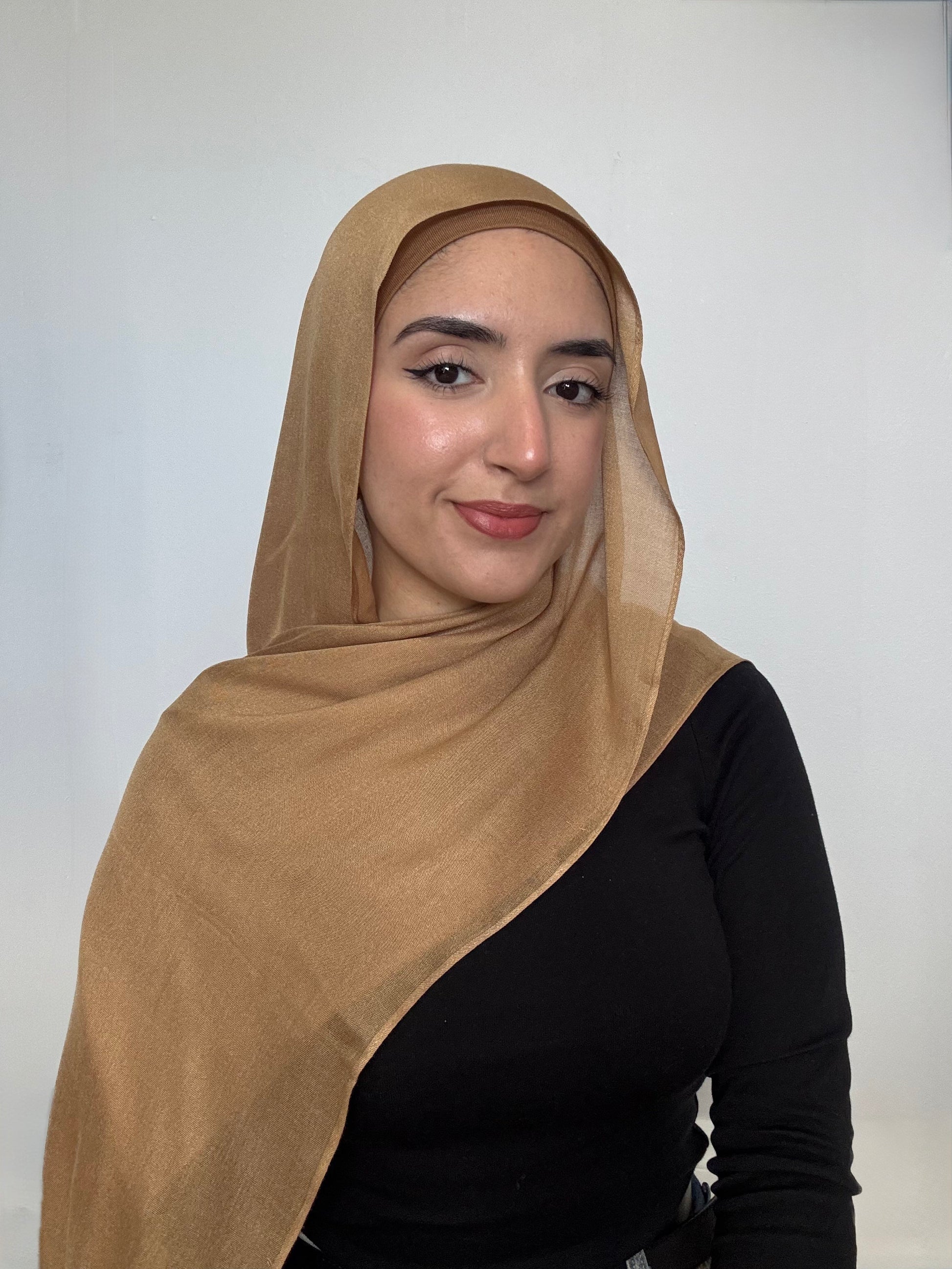Tan Modal Hijab set
