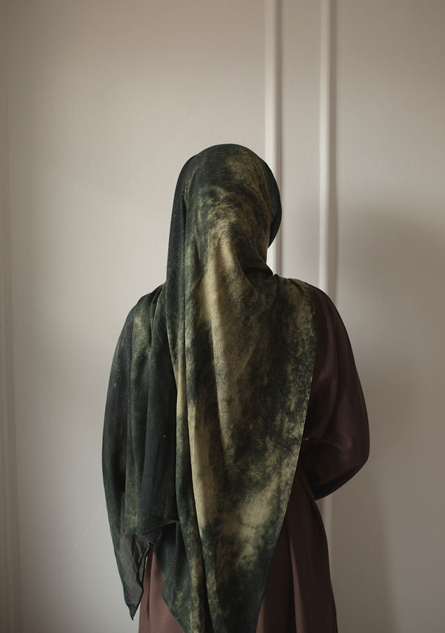 Shadow Fern Printed Modal Hijab